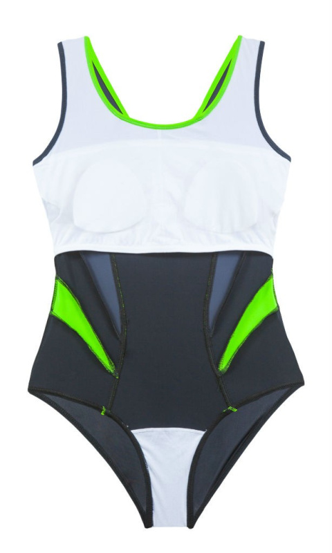 sklep pływacki aqua-swim.pl STRÓJ KĄPIELOWY JEDNOCZĘŚCIOWY KOSTIUM PŁYWACKI 36 IVANA II lewa strona