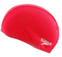 sklep pływacki aqua-swim.pl CZEPEK PŁYWACKI NA BASEN POLIESTROWY SPEEDO POLYESTER CAP 8-710080000 czerwony BOK