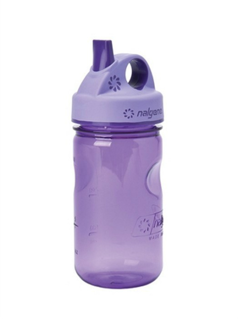 sklep pływacki aqua-swim.pl BUTELKA DLA DZIECI NALGENE 350ml GRIP'N-GULP BEZ BPA PURPLE