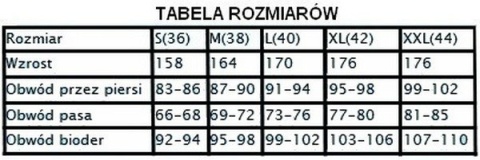 sklep pływacki aqua-swim.pl Spodenki damskie FITNESS gWINNER Ada nair S 36 tabela rozmiarów