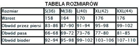 sklep pływacki aqua-swim.pl  SPODENKI DAMSKIE SPORTOWE FITNESS ADA NAIR XXL 44 GWINNER ROZMIARÓWKA