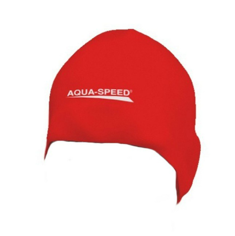 sklep pływacki aqua-swim.pl CZEPEK PŁYWACKI SILIKONOWY NA BASEN RACER 31 czerwony logo sklep pływacki aqua-swim.pl CZEPEK PŁYWACKI SILIKONOWY NA BASEN RACER 31 czerwony logo
