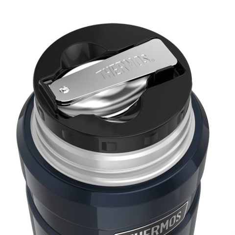 sklep pływacki aqua-swim.pl Termos obiadowy z łyżką Thermos King 470ml czarny mat 9h HOT łyżka sklep pływacki aqua-swim.pl Termos obiadowy z łyżką Thermos King 470ml czarny mat 9h HOT łyżka