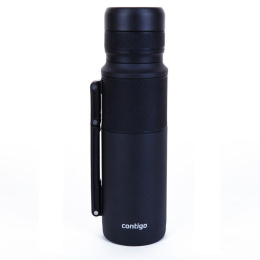 sklep pływacki aqua-swim.pl TERMOS CONTIGO 1,2l CIEPŁO DO 35h ZIMNO DO 60h MATTE BLACK 1000-0769 centralnie