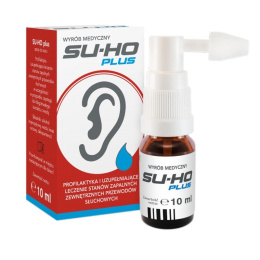 SU-HO Plus infekcje ucha spray 10 ml DLA PŁYWAKÓW