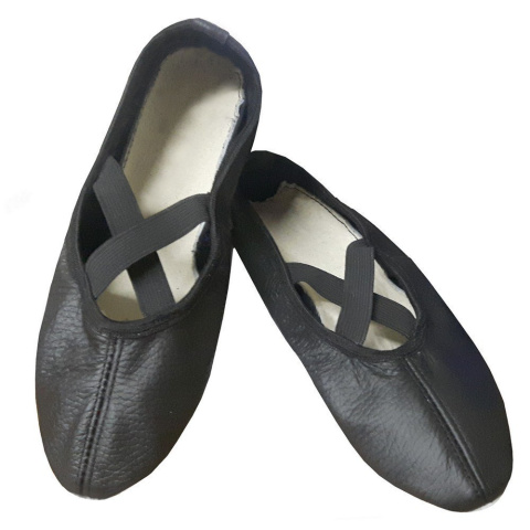 sklep pływacki aqua-swim.pl BALETKI SKÓRZANE DO TAŃCA GIMNASTYKI RYTMIKI 34 CZARNE para