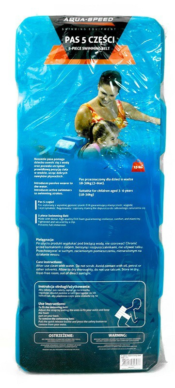 sklep pływacki aqua-swim.pl PAS WYPORNOŚCIOWY DO NAUKI PŁYWANIA DLA DZIECI 5 - CZĘŚCI kol.01 niebieski AQUA-SPEED przód sklep pływacki aqua-swim.pl PAS WYPORNOŚCIOWY DO NAUKI PŁYWANIA DLA DZIECI 5 - CZĘŚCI kol.01 niebieski AQUA-SPEED przód