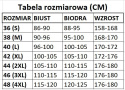 sklep pływacki aqua-swim.pl STRÓJ KĄPIELOWY JEDNOCZĘŚCIOWY KOSTIUM PŁYWACKI PUSH UP 44 GRETA tabela rozmiarów