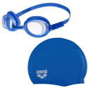 sklep pływacki aqua-swim.pl OKULARY PŁYWACKIE JUNIOR DLA DZIECI+ CZEPEK ARENA POOL SET 9242370