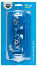 sklep pływacki aqua-swim.pl OKULARY PŁYWACKIE JUNIOR DLA DZIECI+ CZEPEK ARENA POOL SET 9242370 etui