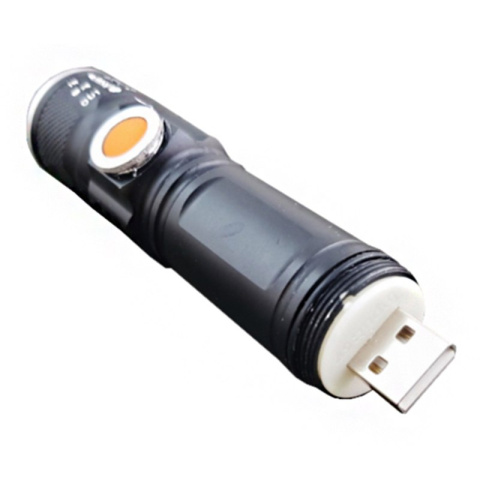 sklep pływacki aqua-swim.pl LATARKA LED T6 ZOOM AKUMULATOROWA ładowana USB tył sklep pływacki aqua-swim.pl LATARKA LED T6 ZOOM AKUMULATOROWA ładowana USB tył