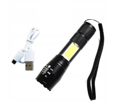 sklep pływacki aqua-swim.pl LATARKA KIESZONKOWA LED AKUMULATOR COB USB ZOOM sklep pływacki aqua-swim.pl LATARKA KIESZONKOWA LED AKUMULATOR COB USB ZOOM