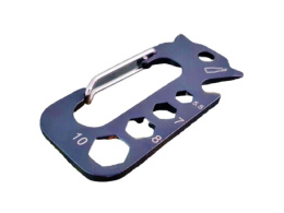 sklep pływacki aqua-swim.pl Multitool karabińczyk stalowy 7cm EDC karta