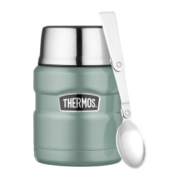 TERMOS OBIADOWY Z ŁYŻKĄ NA JEDZENIE KING 470ml 9h HOT Duck Egg