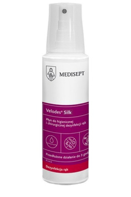 VELODES SILK Płyn do higienicznej i chirurgicznej dezynfekcji rąk 250ML MEDISEPT