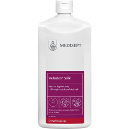 VELODES SILK Płyn do higienicznej i chirurgicznej dezynfekcji rąk 500ML MEDISEPT