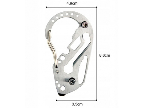 sklep pływacki aqua-swim.pl Brelok Karabińczyk uchwyt do kluczy multitool wymiary sklep pływacki aqua-swim.pl Brelok Karabińczyk uchwyt do kluczy multitool wymiary