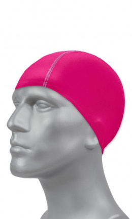 sklep pływacki aqua-swim.pl CZEPEK PŁYWACKI KĄPIELOWY NA BASEN SWIMMING CAP FUKSJA