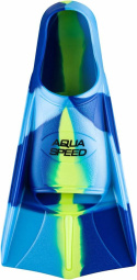 sklep pływacki aqua-swim_pl KRÓTKIE PŁETWY TRENINGOWE NA BASEN GUMOWE kol.82 31/32 AQUA-SPEED 3