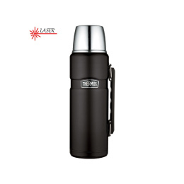 TERMOS TURYSTYCZNY Z UCHWYTEM NA NAPOJE 1,2L THERMOS KING CZARNY MAT