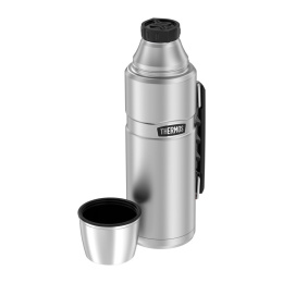 TERMOS TURYSTYCZNY Z UCHWYTEM NA NAPOJE 1,2L THERMOS KING CZERWONY