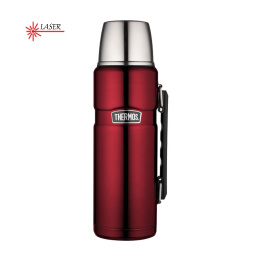 TERMOS TURYSTYCZNY Z UCHWYTEM NA NAPOJE 1,2L THERMOS KING CZERWONY