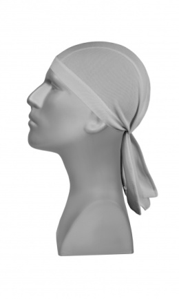 Bandana bandamka chusta ODDYCHAJĄCA szara męska