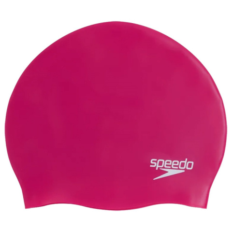 sklep pływacki aqua-swim.pl CZEPEK PŁYWACKI SILIKONOWY PLAIN MOULDED SILICONE 8-70984B495 RÓŻOWY SPEEDO