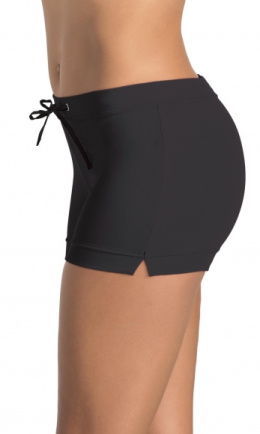 sklep pływacki aqua-swim.pl GWINNER szorty kąpielowe plażowe damskie M 38 (CZARNE) BEACH SWIM SHORTS