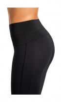 MODELUJĄCE LEGINSY GETRY 3/4 czarne damskie 36 S BELLY CONTROL Capri