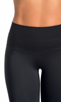 MODELUJĄCE LEGINSY GETRY 3/4 czarne damskie 36 S BELLY CONTROL Capri