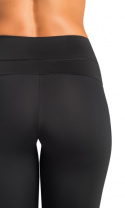 MODELUJĄCE LEGINSY GETRY 3/4 czarne damskie 36 S BELLY CONTROL Capri