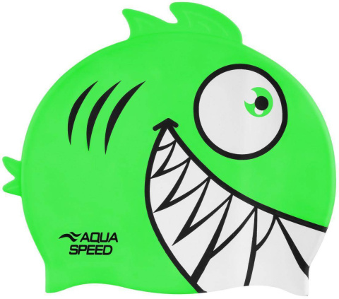 sklep pływacki aqua-swim.pl CZEPEK PŁYWACKI DLA DZIECI NA BASEN ZOO AQUA-SPEED PIRANA sklep pływacki aqua-swim.pl CZEPEK PŁYWACKI DLA DZIECI NA BASEN ZOO AQUA-SPEED PIRANA