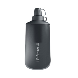 sklep pływacki aqua-swim.pl Turystyczny Filtr Do Wody PEAK SQUEEZE 650ml Grey