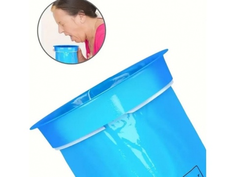 sklep pływacki aqua-swim.pl JEDNORAZOWY WORECZEK NA WYMIOTY WYMIOCINY Z KOŁNIERZEM 1000ml X 1 SZTUKA 3