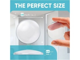 sklep pływacki aqua-swim.pl Odbojnik odbojniki 6 szt. duże silikonowe bezbarwne miękkie 4 cm 2